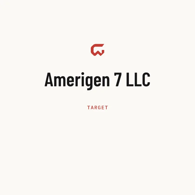 Target: Amerigen 7 LLC