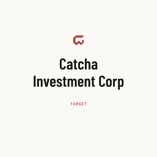 Target: Catcha Investment Corp