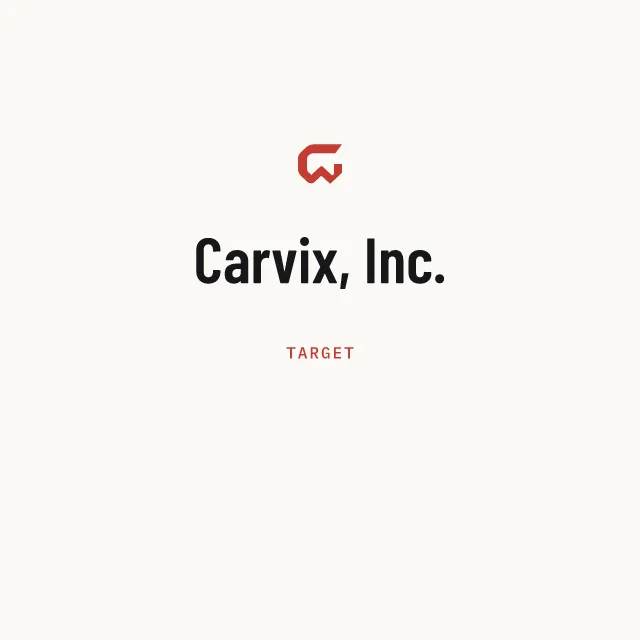 Target: Carvix, Inc.