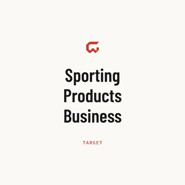 Target: Sporting Products Business
