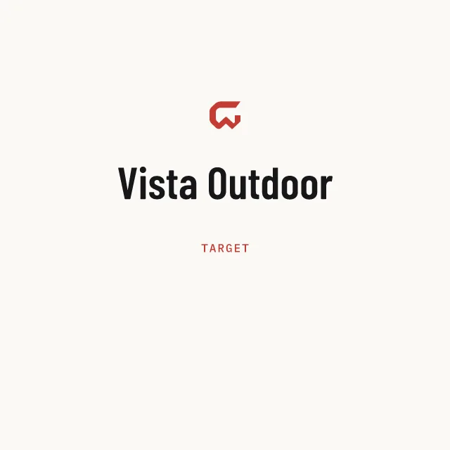 Target: Vista Outdoor