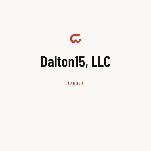Target: Dalton15, LLC