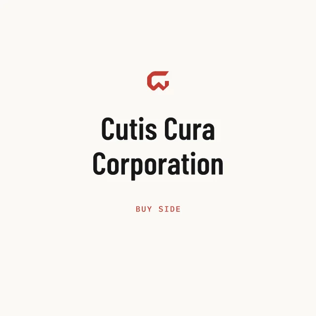 Buy side: Cutis Cura Corporation