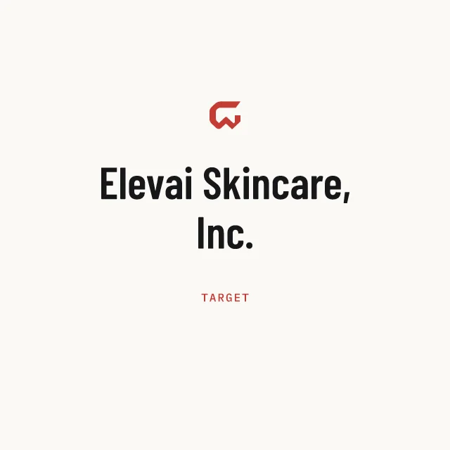 Target: Elevai Skincare, Inc.