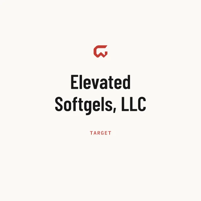 Target: Elevated Softgels, LLC