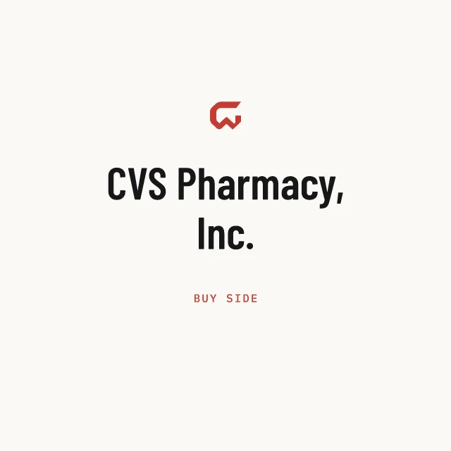 Buy side: CVS Pharmacy, Inc.
