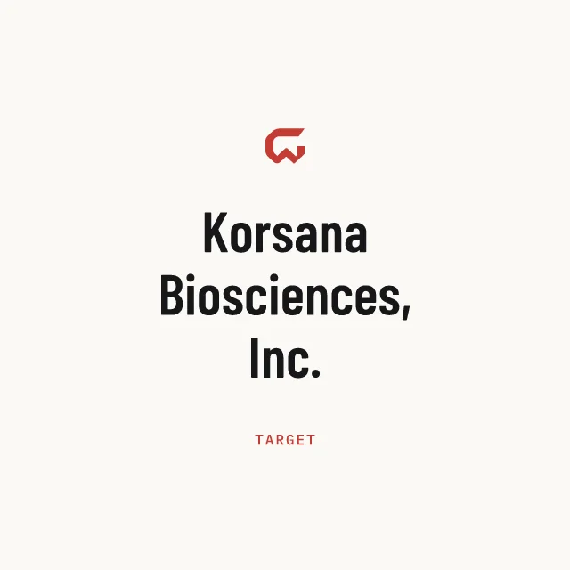 Target: Korsana Biosciences, Inc.