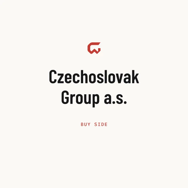 Buy side: Czechoslovak Group a.s.