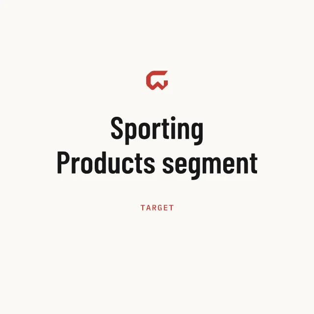 Target: Sporting Products segment
