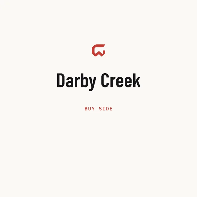 Buy side: Darby Creek