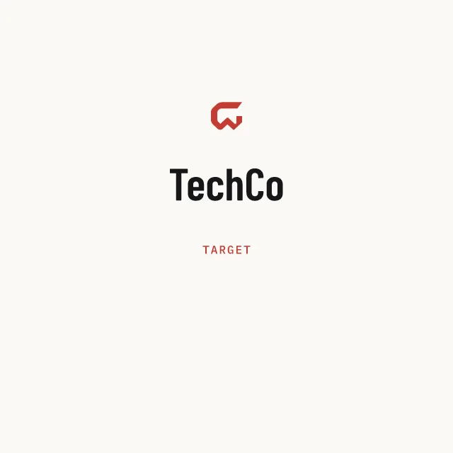 Target: TechCo