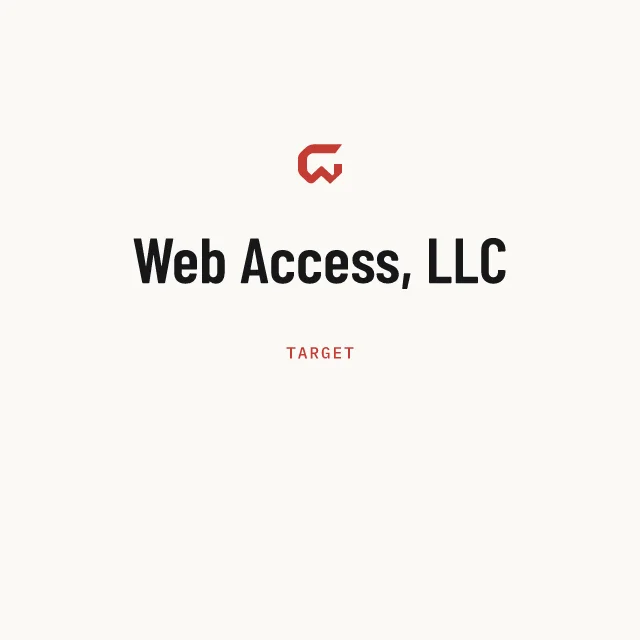Target: Web Access, LLC