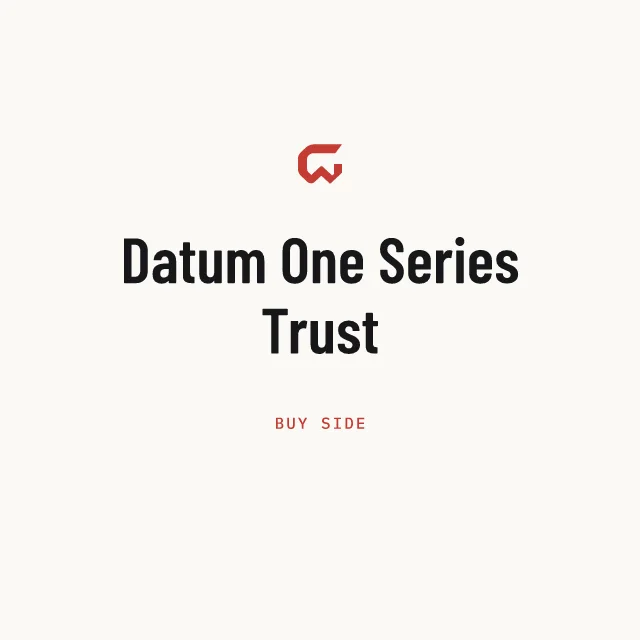 Buy side: Datum One Series Trust