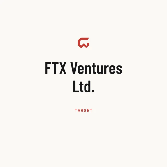 Target: FTX Ventures Ltd.