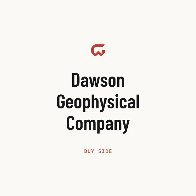 Buy side: Dawson Geophysical Company