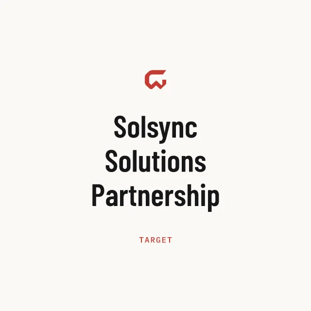 Target: Solsync Solutions Partnership