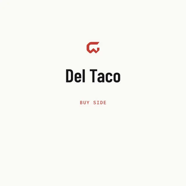 Buy side: Del Taco