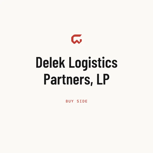 Buy side: Delek Logistics Partners, LP