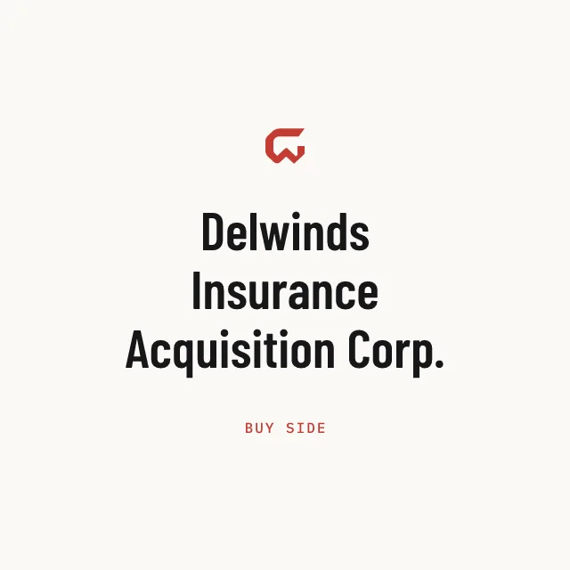 Buy side: Delwinds Insurance Acquisition Corp.