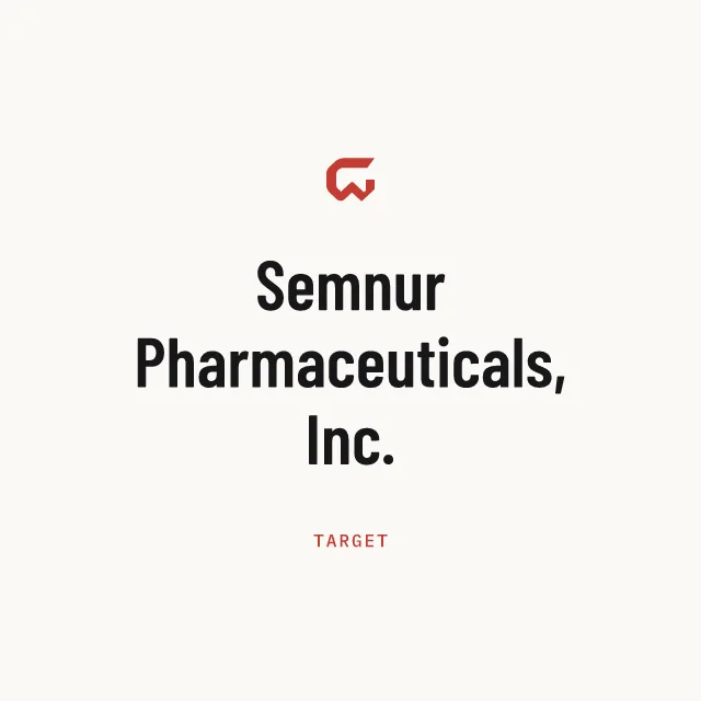 Target: Semnur Pharmaceuticals, Inc.