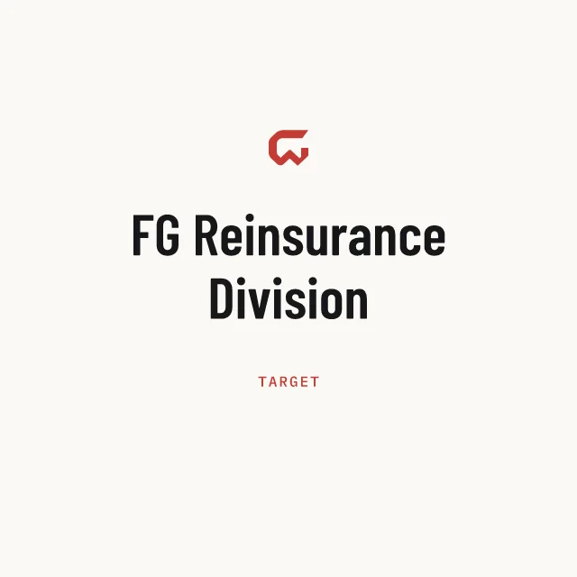 Target: FG Reinsurance Division