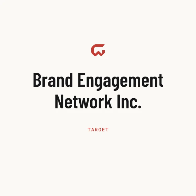 Target: Brand Engagement Network Inc.