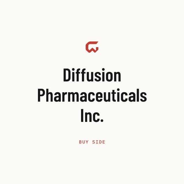 Buy side: Diffusion Pharmaceuticals Inc.
