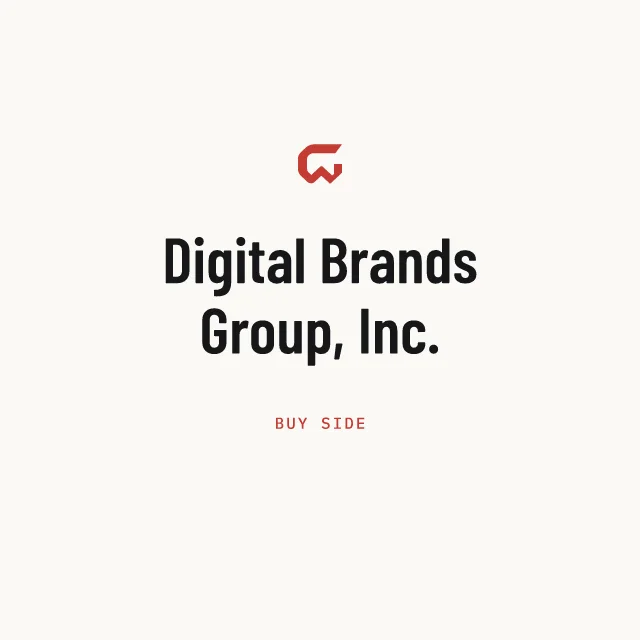Buy side: Digital Brands Group, Inc.