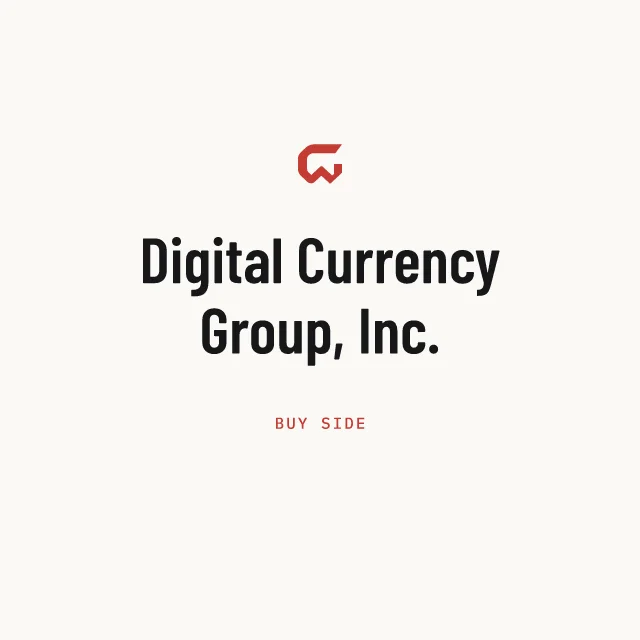 Buy side: Digital Currency Group, Inc.