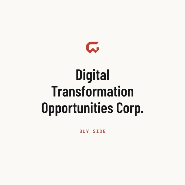 Buy side: Digital Transformation Opportunities Corp.