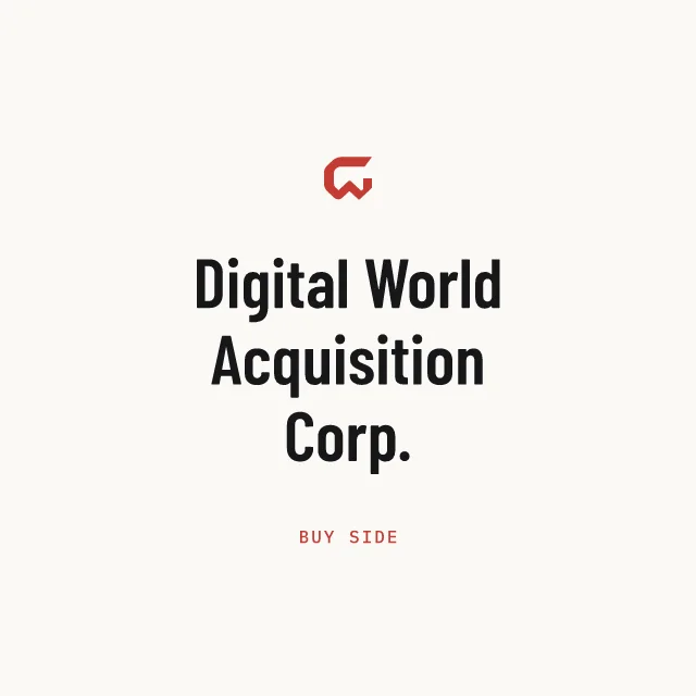 Buy side: Digital World Acquisition Corp.
