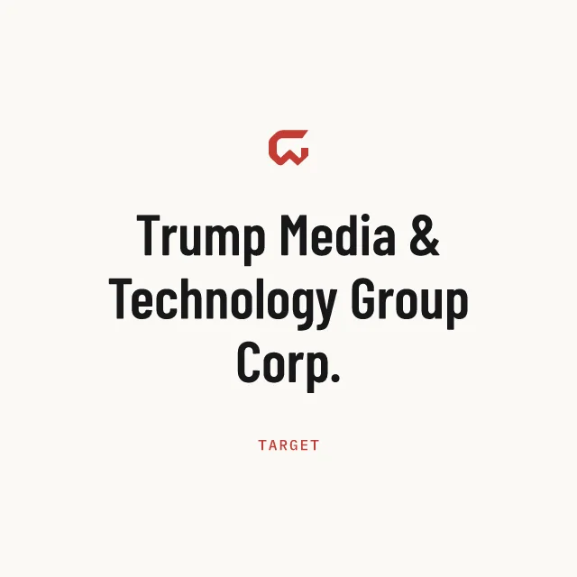 Target: Trump Media & Technology Group Corp.