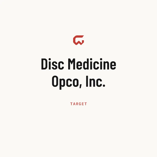 Target: Disc Medicine Opco, Inc.