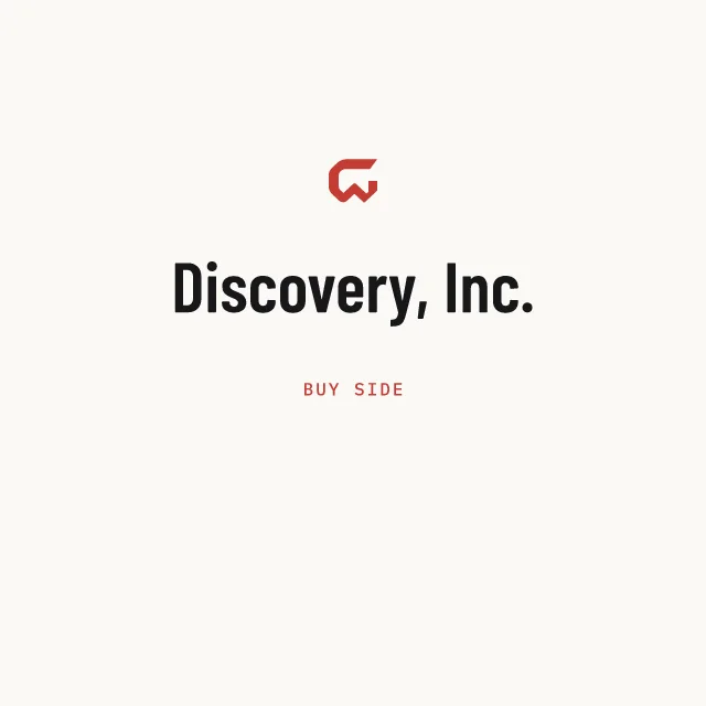 Buy side: Discovery, Inc.