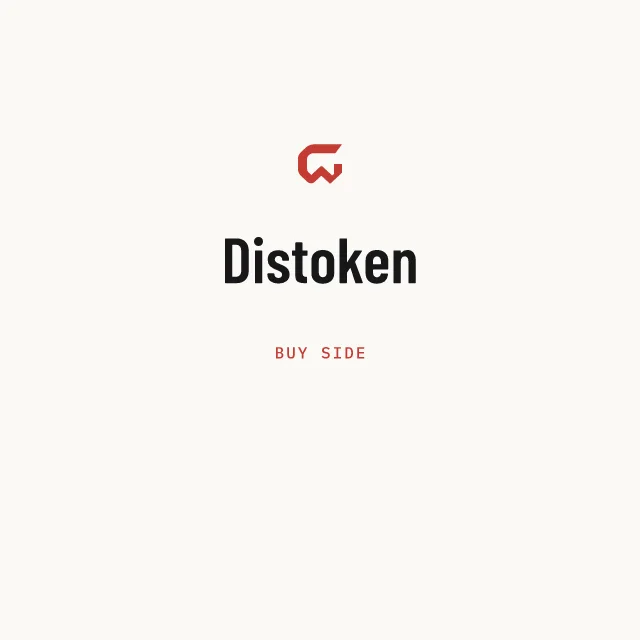 Buy side: Distoken