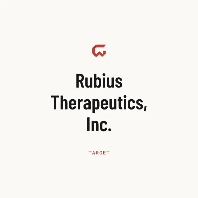 Target: Rubius Therapeutics, Inc.