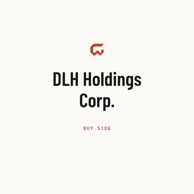 Buy side: DLH Holdings Corp.
