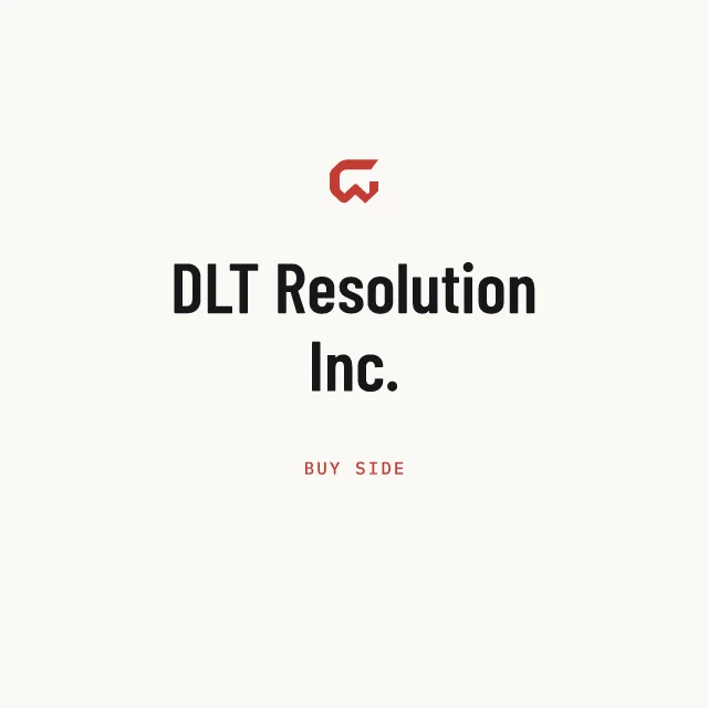 Buy side: DLT Resolution Inc.