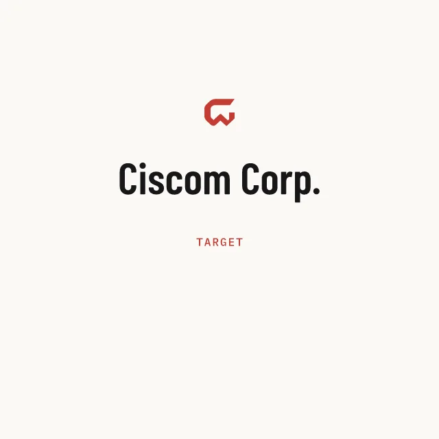 Target: Ciscom Corp.
