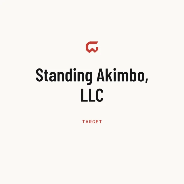 Target: Standing Akimbo, LLC
