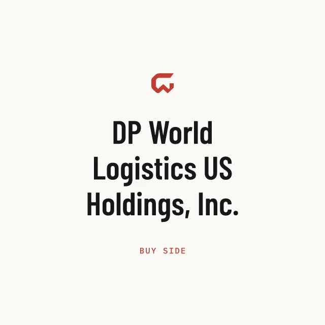 Buy side: DP World Logistics US Holdings, Inc.