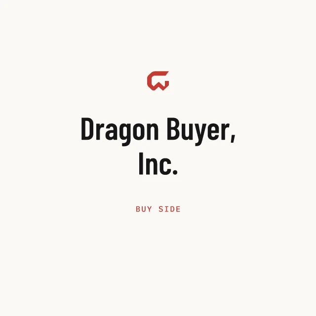 Buy side: Dragon Buyer, Inc.