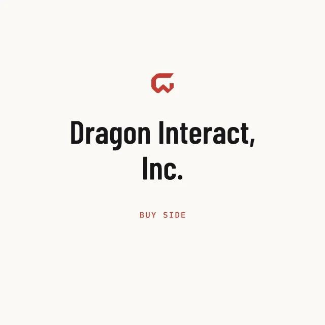 Buy side: Dragon Interact, Inc.