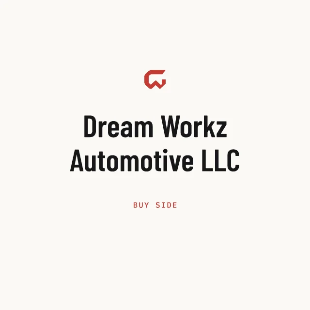 Buy side: Dream Workz Automotive LLC