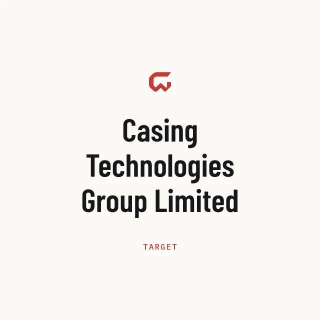 Target: Casing Technologies Group Limited
