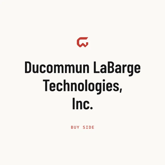Buy side: Ducommun LaBarge Technologies, Inc.