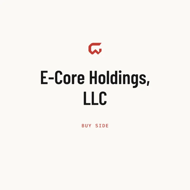 Buy side: E-Core Holdings, LLC