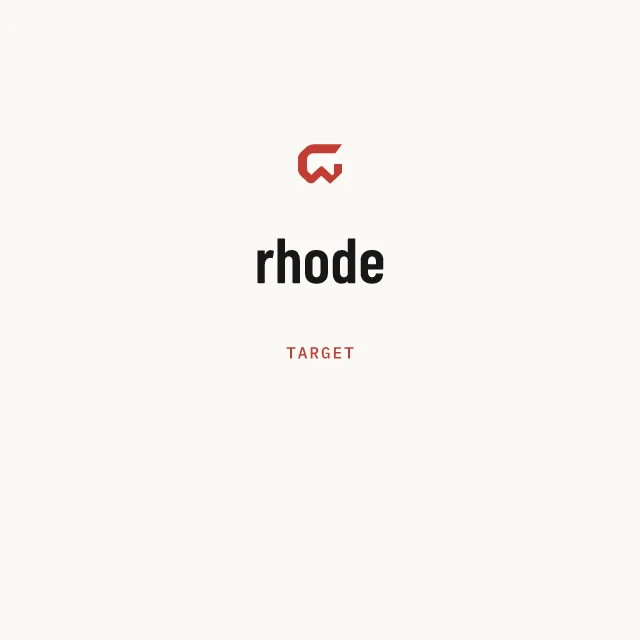 Target: rhode