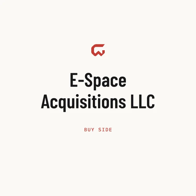 Buy side: E-Space Acquisitions LLC