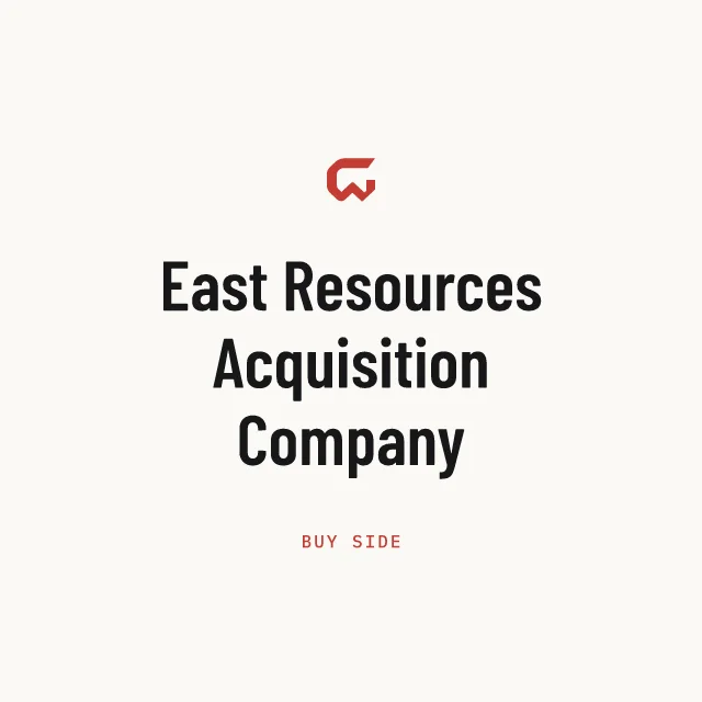 Buy side: East Resources Acquisition Company